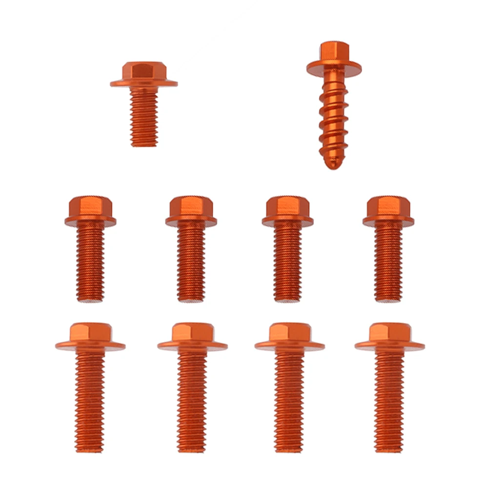 Motorcycle Fork Guard Front Rear Fender Number Plante Radiator Shrouds Bolts Screws For KTM SX XC EXC XCW 125 150 250 350 450 | Автомобили