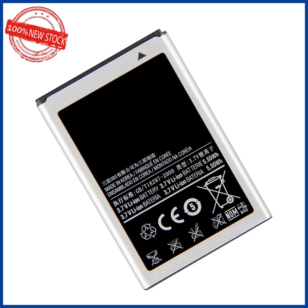100% Оригинальный аккумулятор EB504465VU 1500 мАч для Samsung i5700 S8500 S8530 W799 i5800 I5801 B7330 I8700 I329 B7620