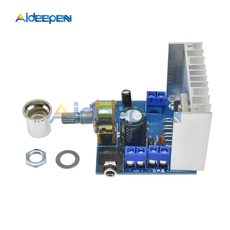 TDA7297 Версия B усилитель плата AC/DC 12V 2x15W цифровой аудио двухканальный стерео модуль