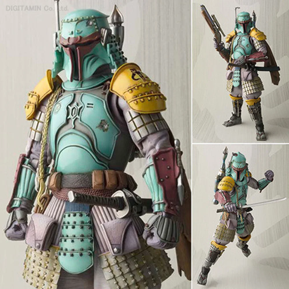 

18cm Star Wars Bounty Hunter Bobafit Ronin Action Figure Collectible Model 8 Years Old Day Gift Nightmare Before Christmas