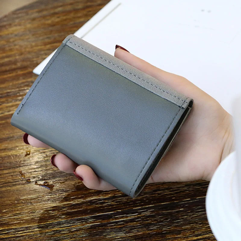 Роскошный женский модный короткий кошелек в три сложения стиле пэчворк