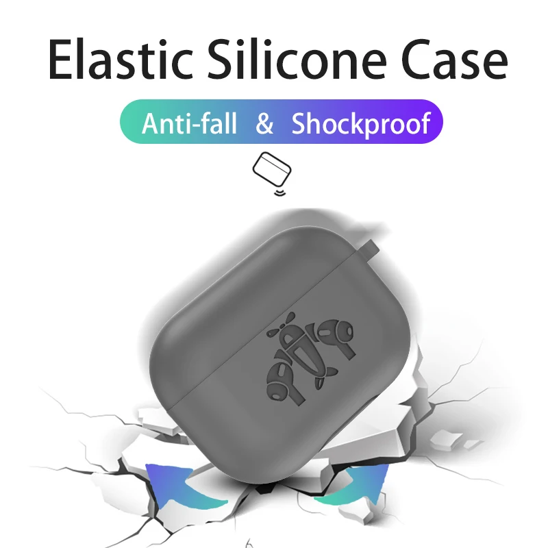 Силиконовый чехол для Airpods Pro беспроводной с Bluetooth apple airpods pro наушников Air Pods 3