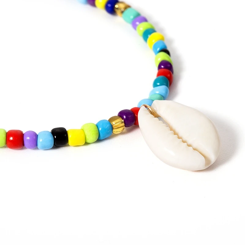 Модные богемные цветные бусы гребешок ракушка браслеты для женщин лето океан