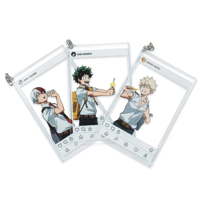 Брелок для ключей My Hero academic Boku No Midoriya Izuku Bakugou Katsuki Todoroki Shouto акриловая подвеска