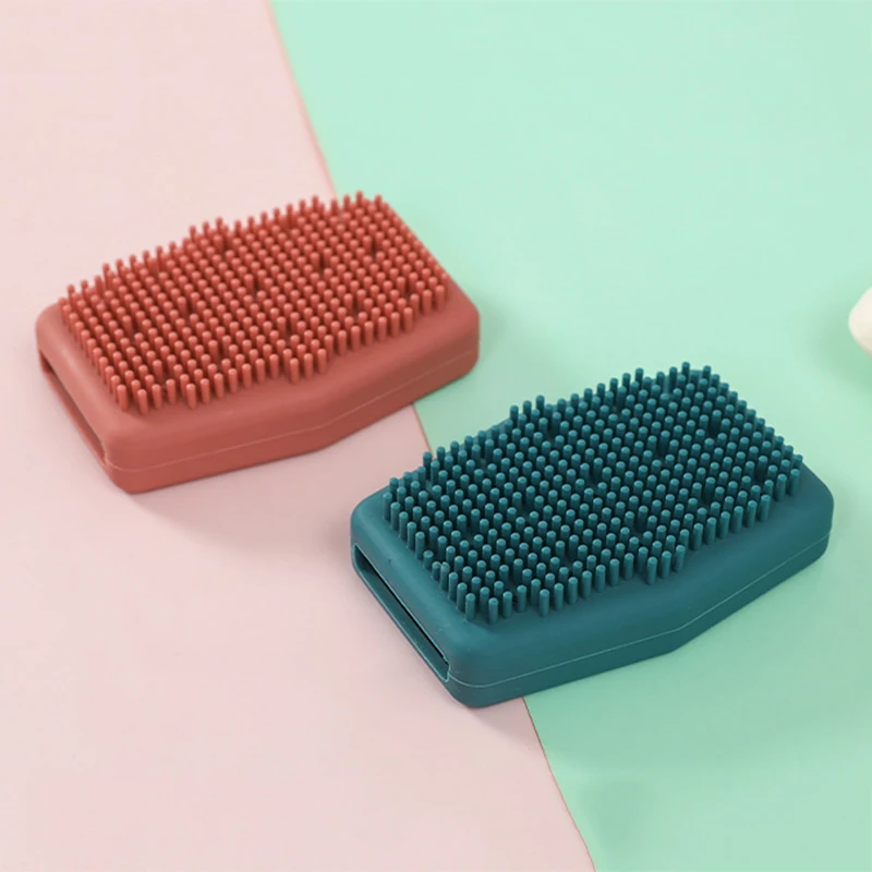 Быстрая пены коврик для ванной Мягкая силиконовая кисть натирания пузырь