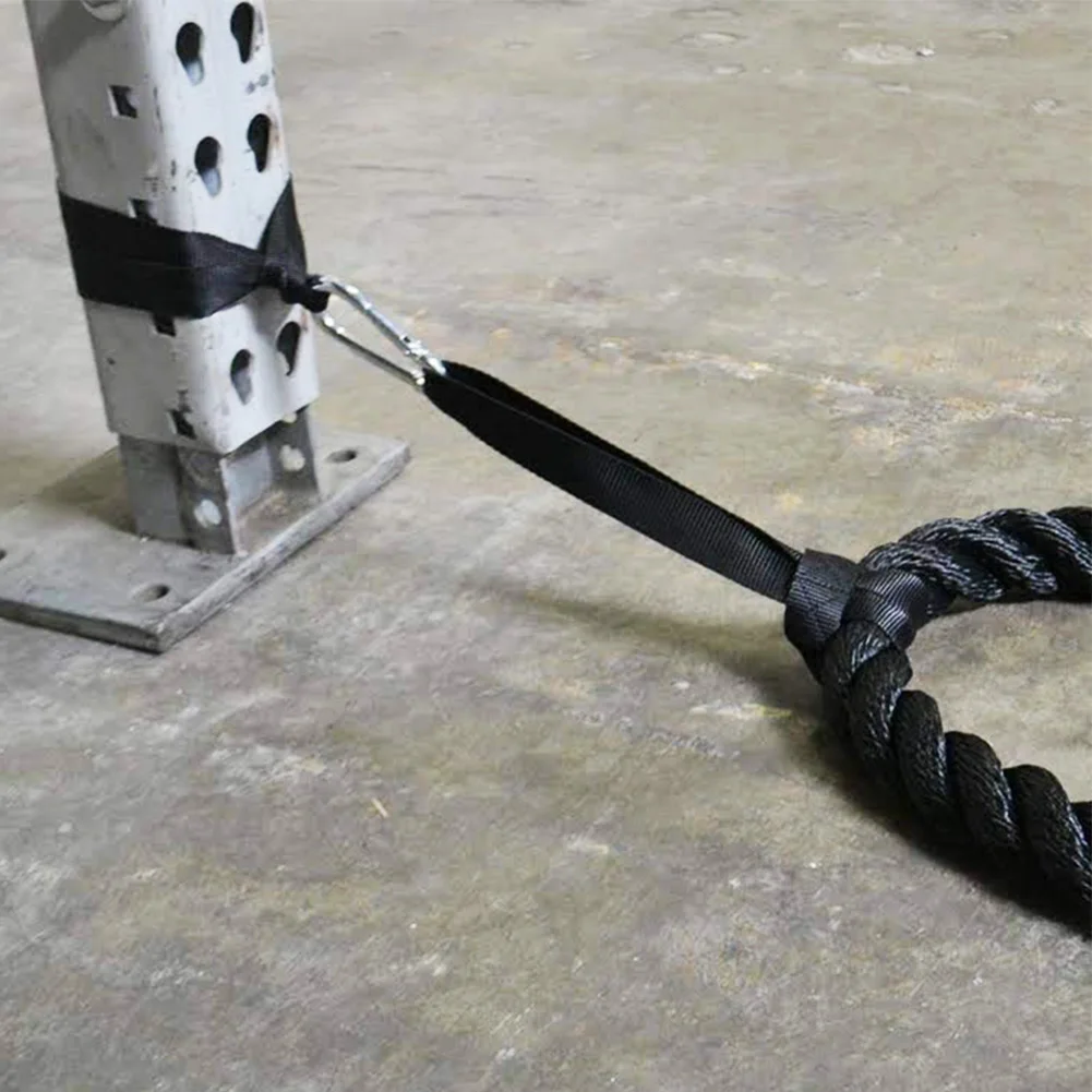 

Easy Setup With Carabiner Outdoor Muscle Workout Battle Rope Sport Home Gym Strength Fitness Equipment Strap Kit Exercise