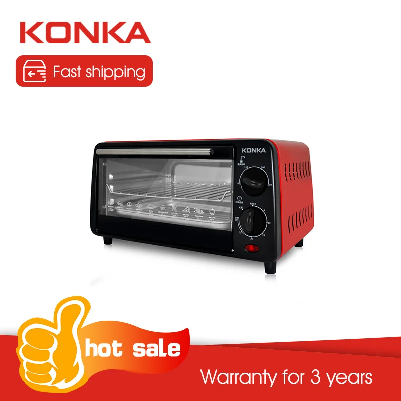 KONKA Бытовая мини электрическая духовка независимая контролируемая температурой осветительная плита