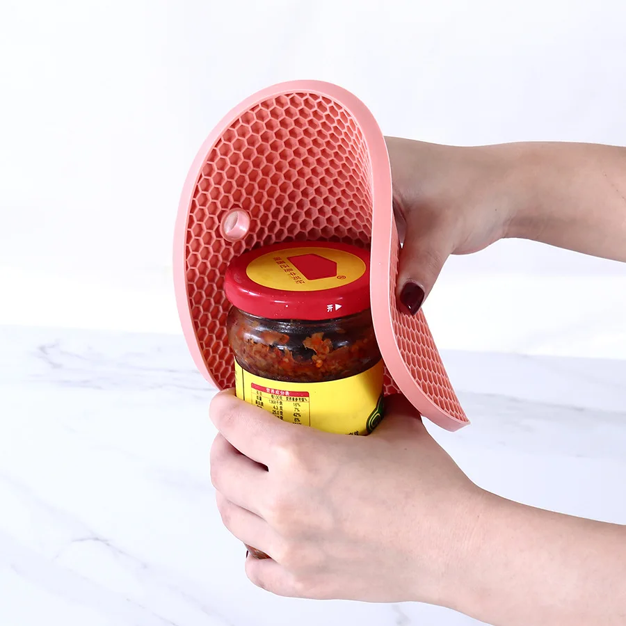 Силиконовые Нескользящие термостойкие коврики подставки под столовые приборы