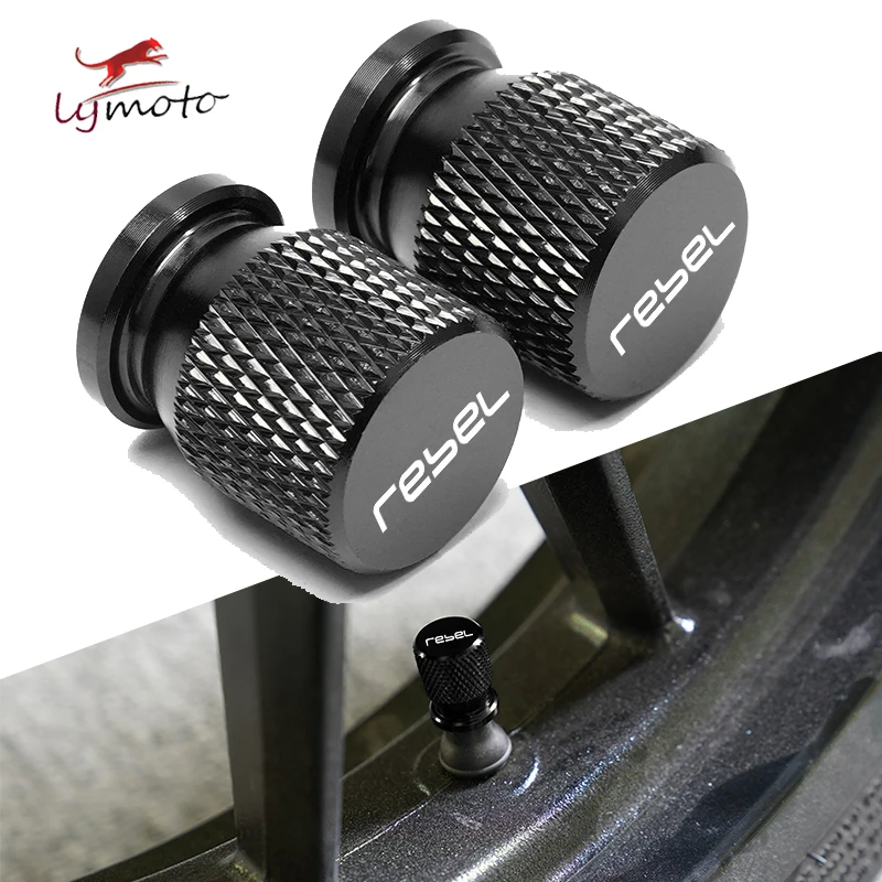 

For Honda Rebel 300 Rebel 500 CMX Rebel 300 500 2017- 2021 Motorcycle CNC Accessories Wheel Tire Valve Stem Airtight Covers Caps