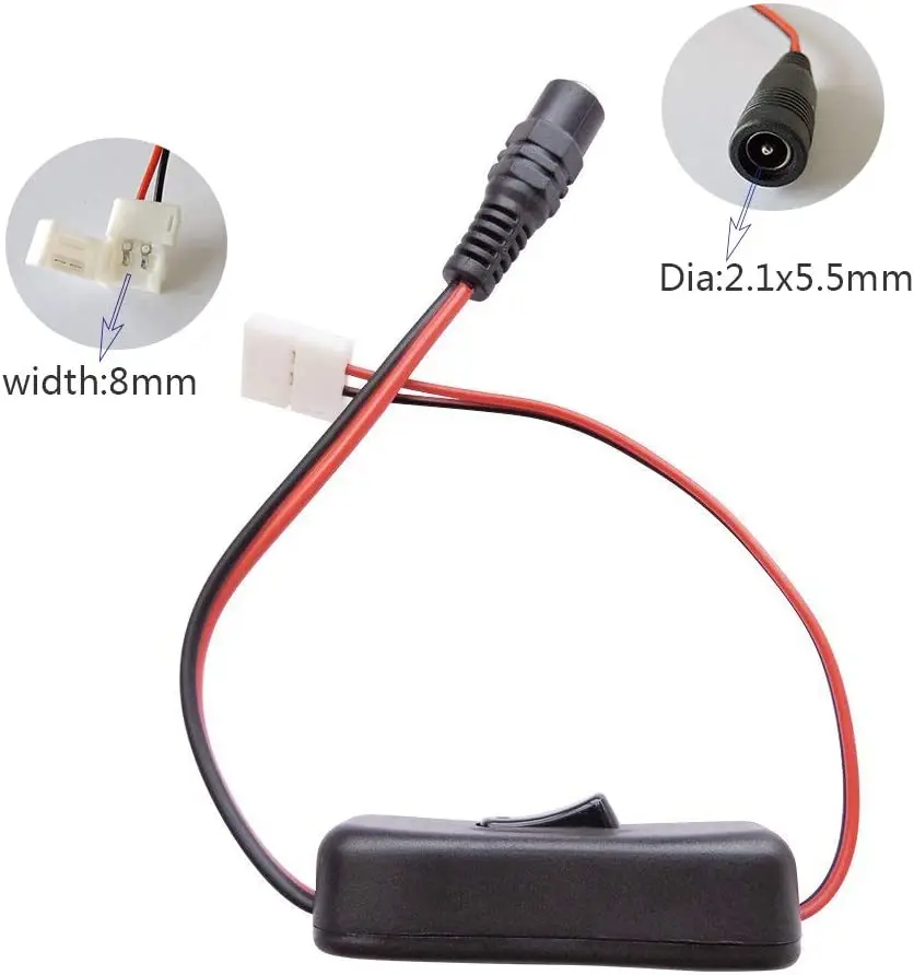 Водонепроницаемый линейный кабель питания DC2.1x5.5mm новый дизайн разъем для