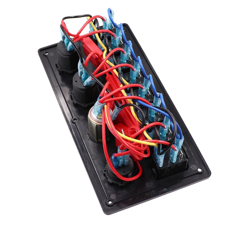 Кулисный переключатель для лодки и автомобиля 12 В ~ 24 со светодиодсветильник