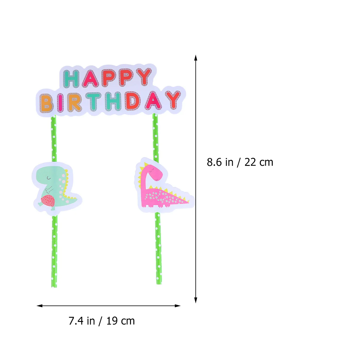 1 шт. милый динозавр Топпер для торта С Днем Рождения прекрасный кекс топперы