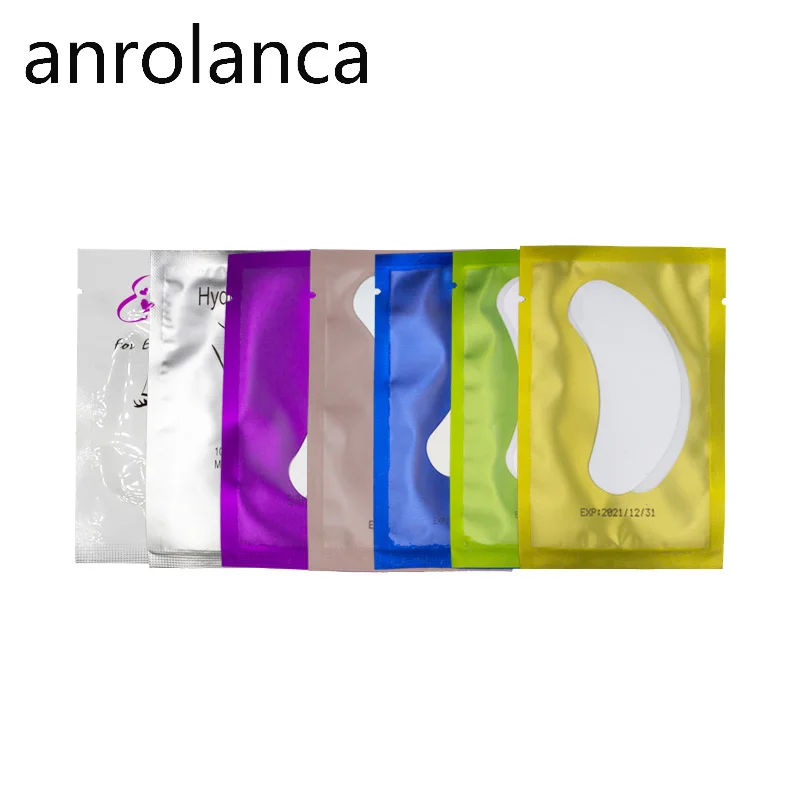 Ресницы удлинитель ресниц Бумага пластыри 20/50/100 пар одноразовых под глаза