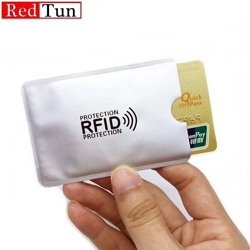 1 & 5 Any Choice Suit Anti RFID Card Holder NFC Credit Card Holder Wallet Men Women Bank Cardholder Case Protector Aluminium