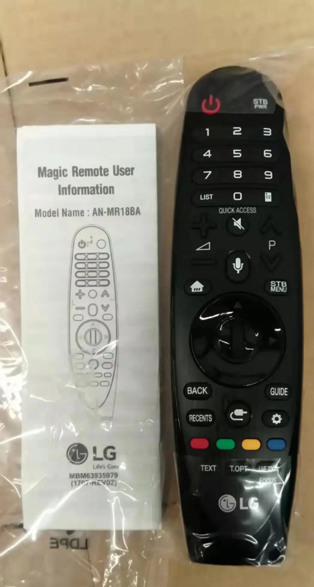 Пульт дистанционного управления для LG AN-MR18BA.AEU Magic с голосовым матом для выбора Smart tv