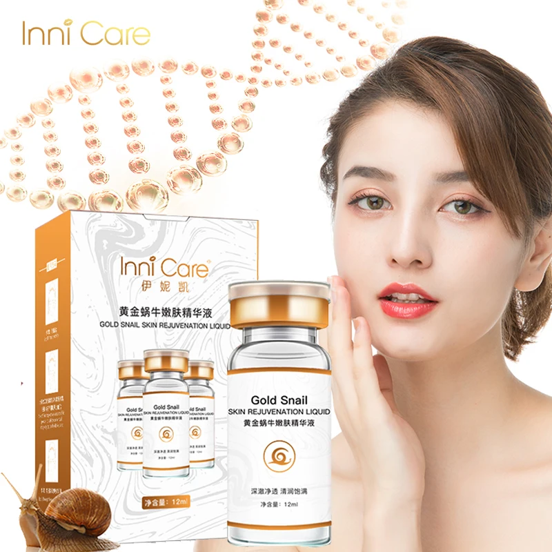 InniCare Золотая Сыворотка для лица крем жидкий 24 K эссенция против старения морщин