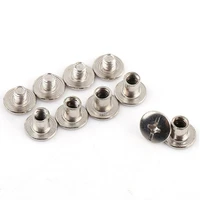100pair screw rivets anti rust fastening function nickel plated chicago studs rivets for photo album office binding supplies