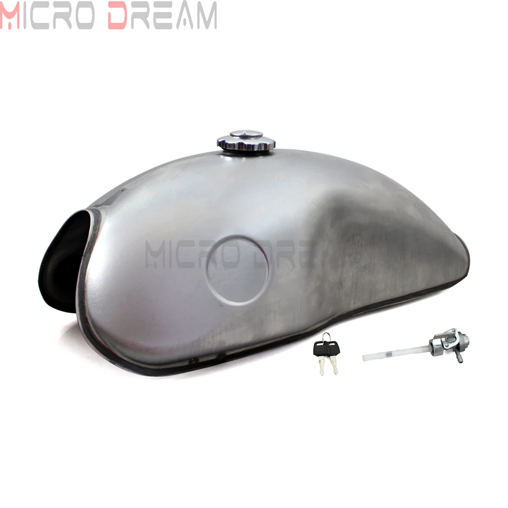 Мотоцикл 2 6 галлона Бензобак 10L Cafe Racer Мохаве топливный бак для Honda Suzuki Yamaha BMW RD50 RD350