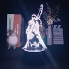 Ночник Queen Freddie Mercury 3D, Bluetooth-динамик, украшение для спальни, прикроватный столик, Книжная лампа, светодиодный светильник для фанатов, креативный подарок