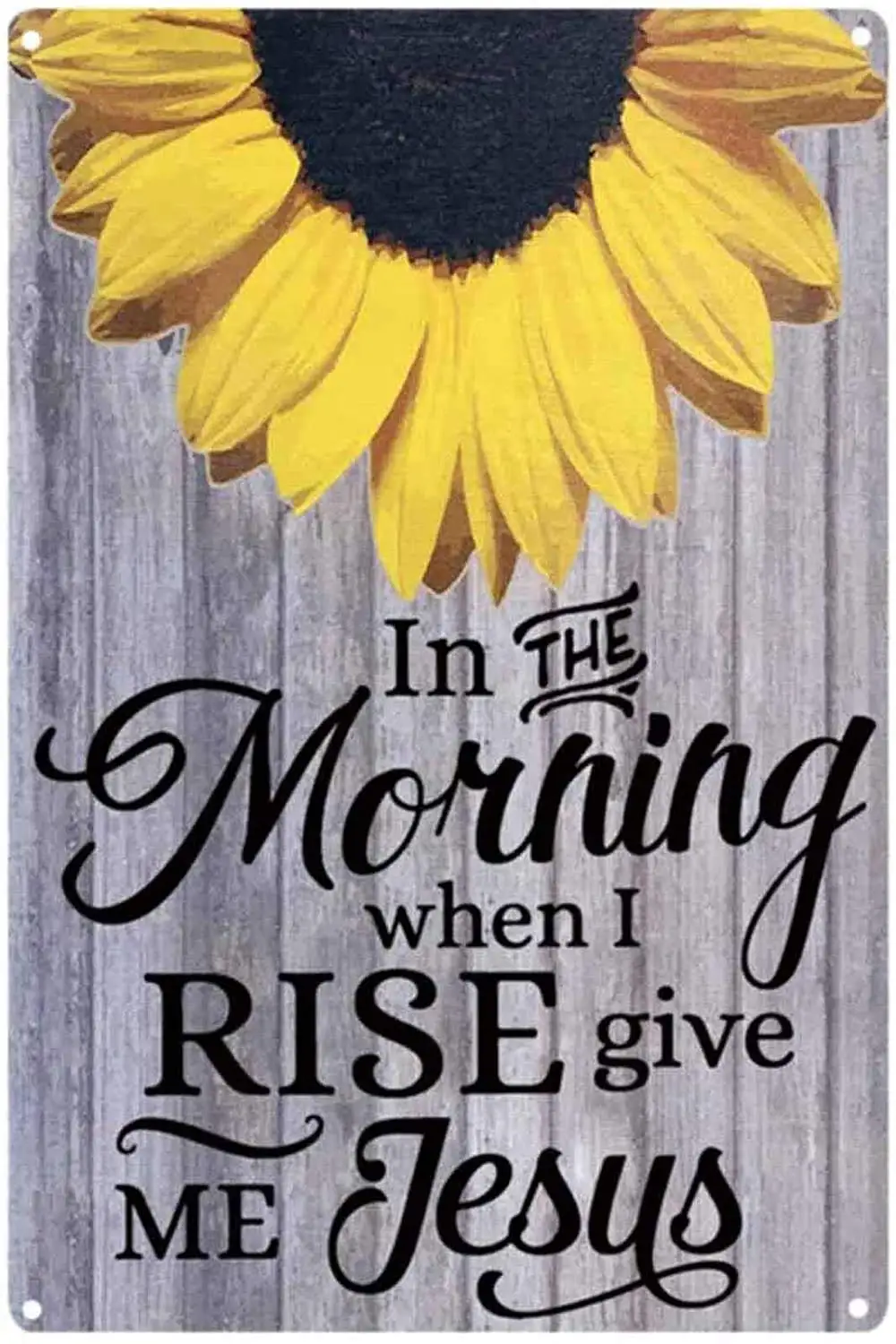 Деревенский декор в виде подсолнуха винтажный жестяной знак для бара фермерский