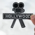 США Калифорния Лос-Анджелес Голливуд кинотеатр город туристический сувенир вышитый утюгом нашивка для куртки сумки рюкзака одежды