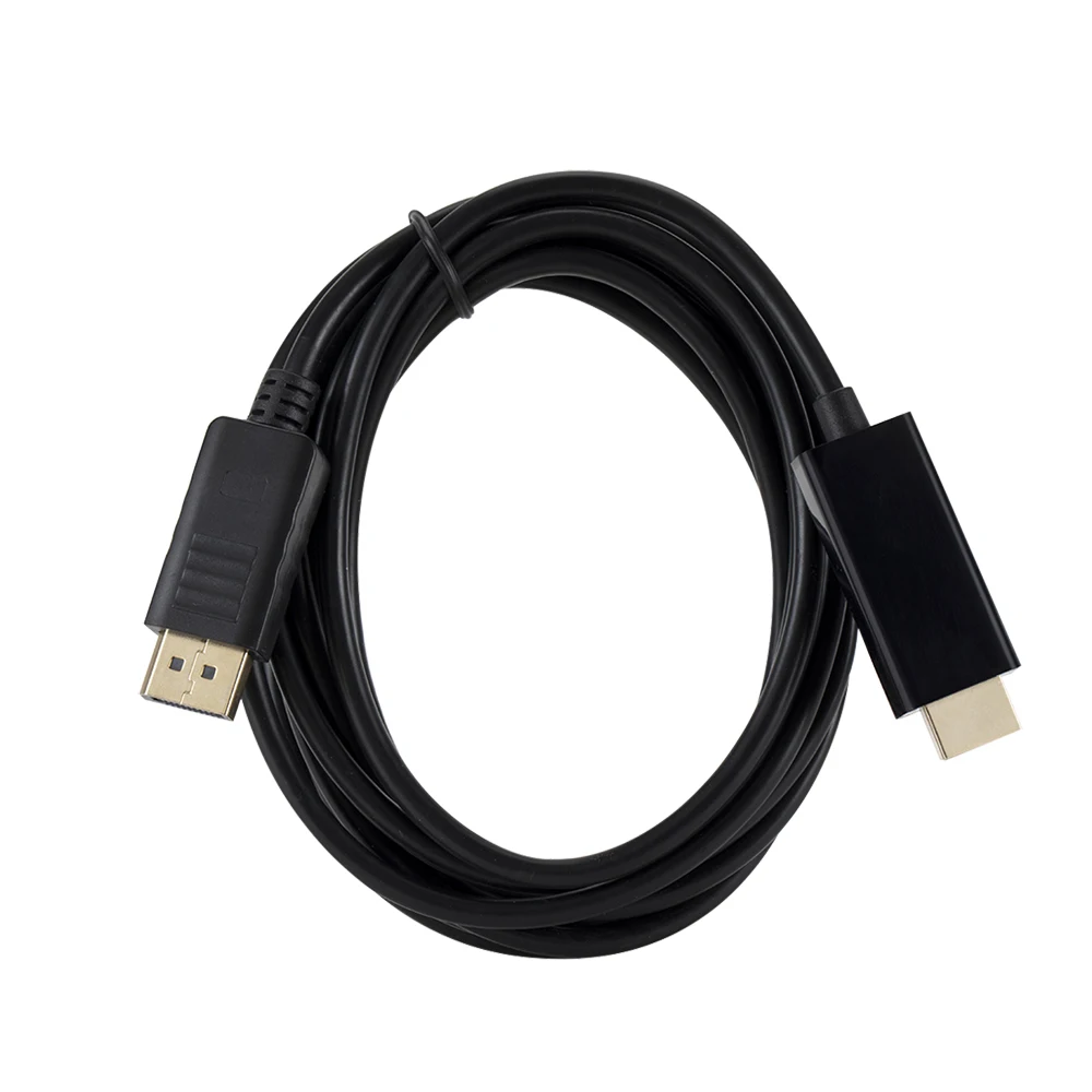 Kebidu 1080P 1 8 M / 3M порт дисплея Порт DP штекер-штекер M/M Кабель-адаптер к HDMI-совместим с