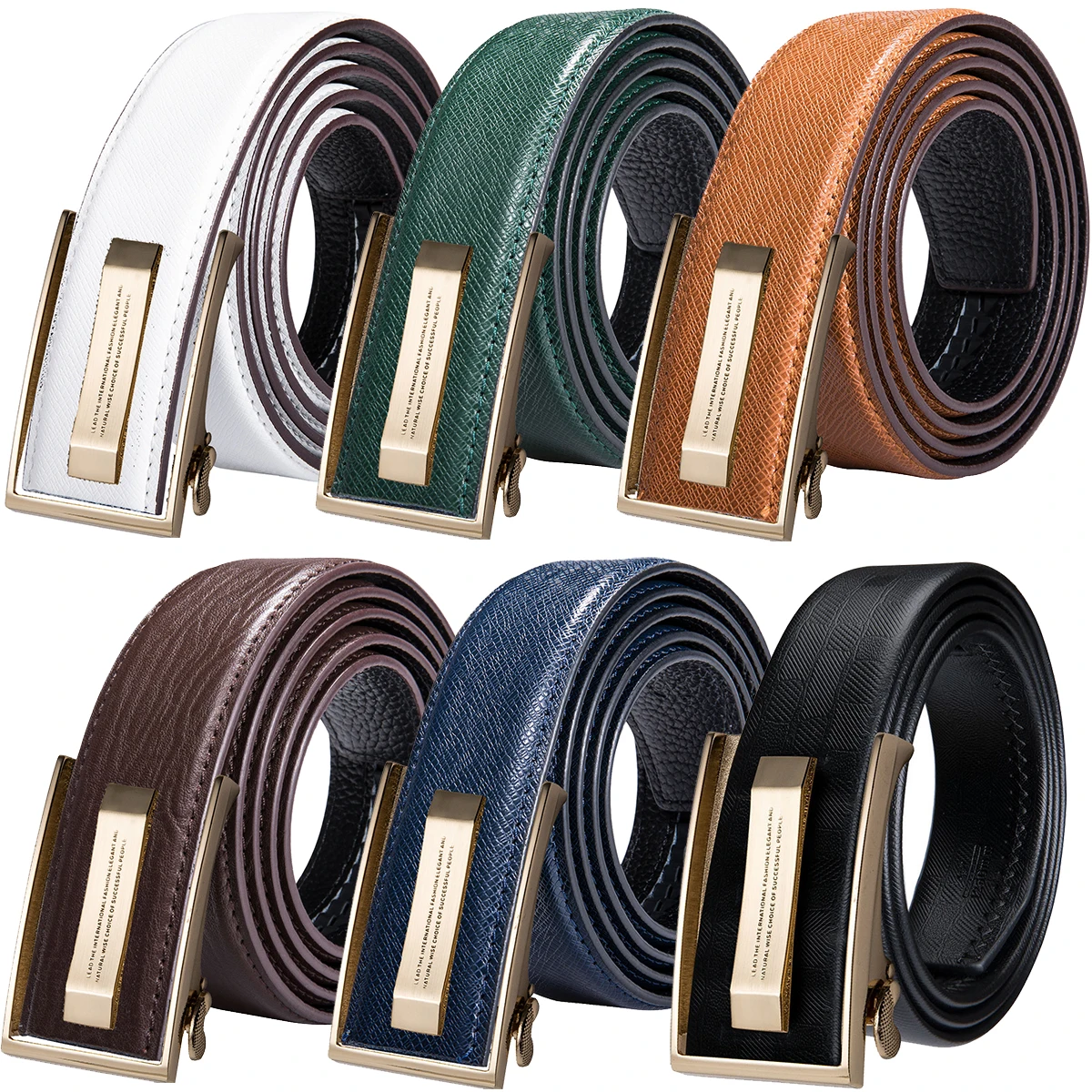 PY-2036 Hi-Tie мужской коричневый ремень для джинсов желтый зеленый синий кожаный джинсовый ремень модный ковбойский ремень из натуральной кожи
