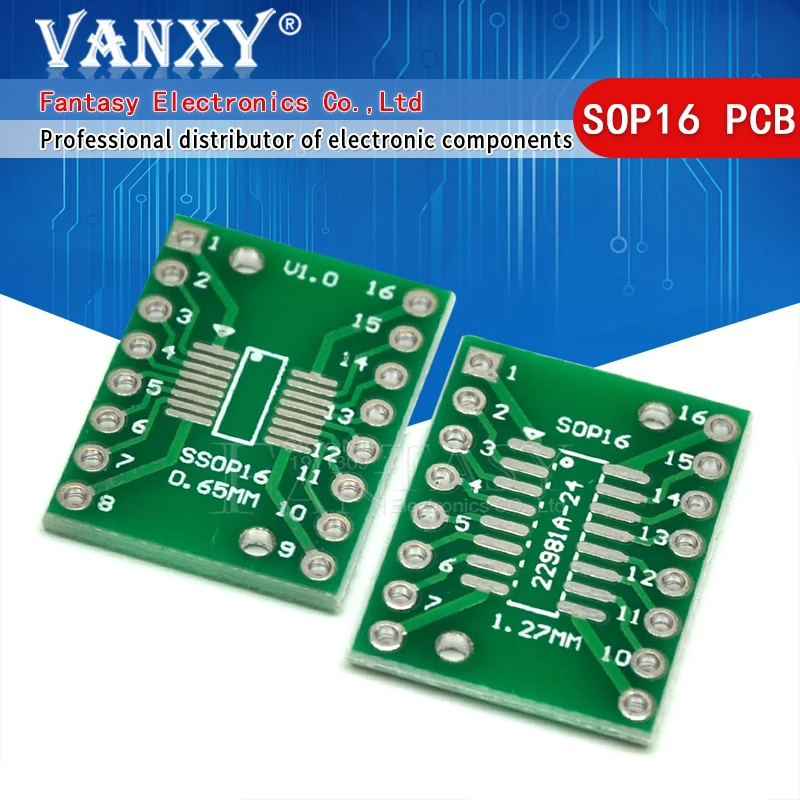 10 шт. TSSOP16 SSOP16 SOP 16 SOP16 к DIP16 переводная плата DIP Pin шаг адаптер PCB|adapter board|adapter dipadapter pin