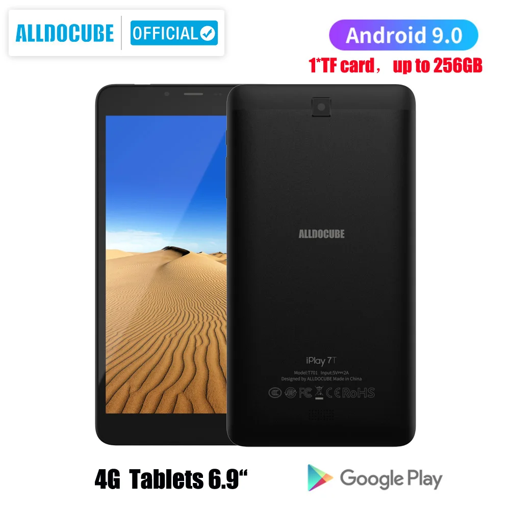 ALLDOCUBE iPlay 7T 4G LTE детский планшет 6,9" HD iPS Android 9,0 планшеты 16 Гб rom Dual Ai 4 ядра Smart Gps