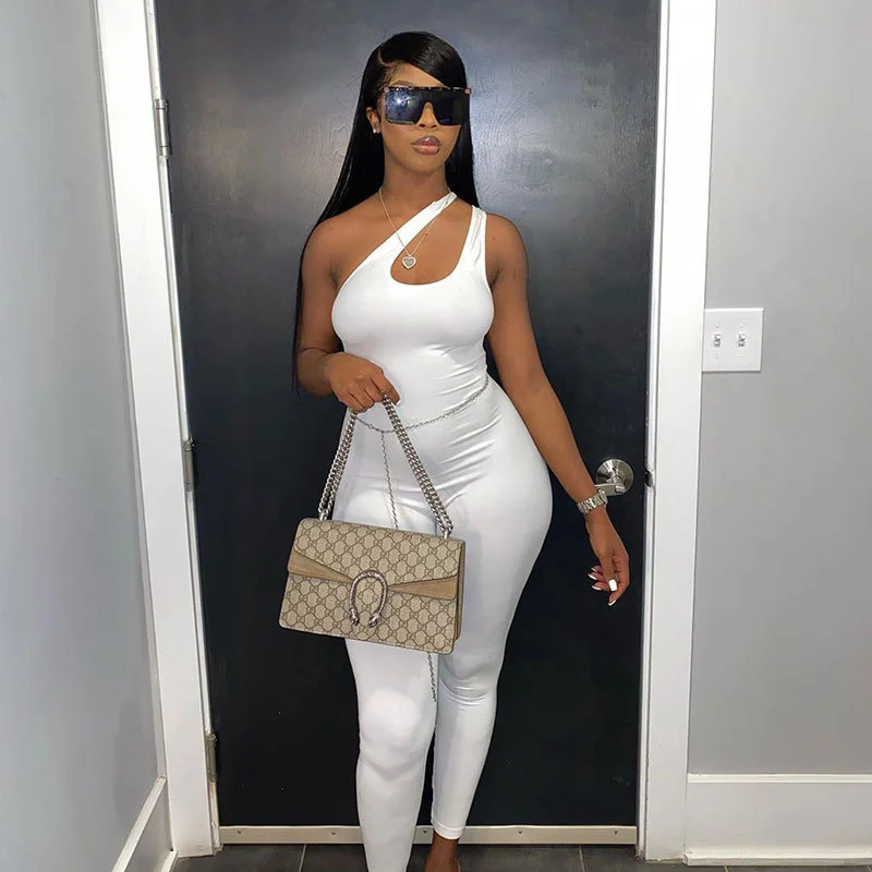 

Женский комбинезон с открытыми плечами, эластичный комбинезон с вырезами