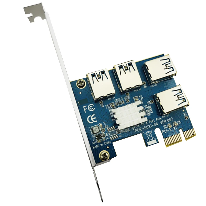 Горячая Pcie Pci-E Pci Express Riser Card 1X к 16X 1 4 Usb 3 0 разъем мультипликатор концентратор