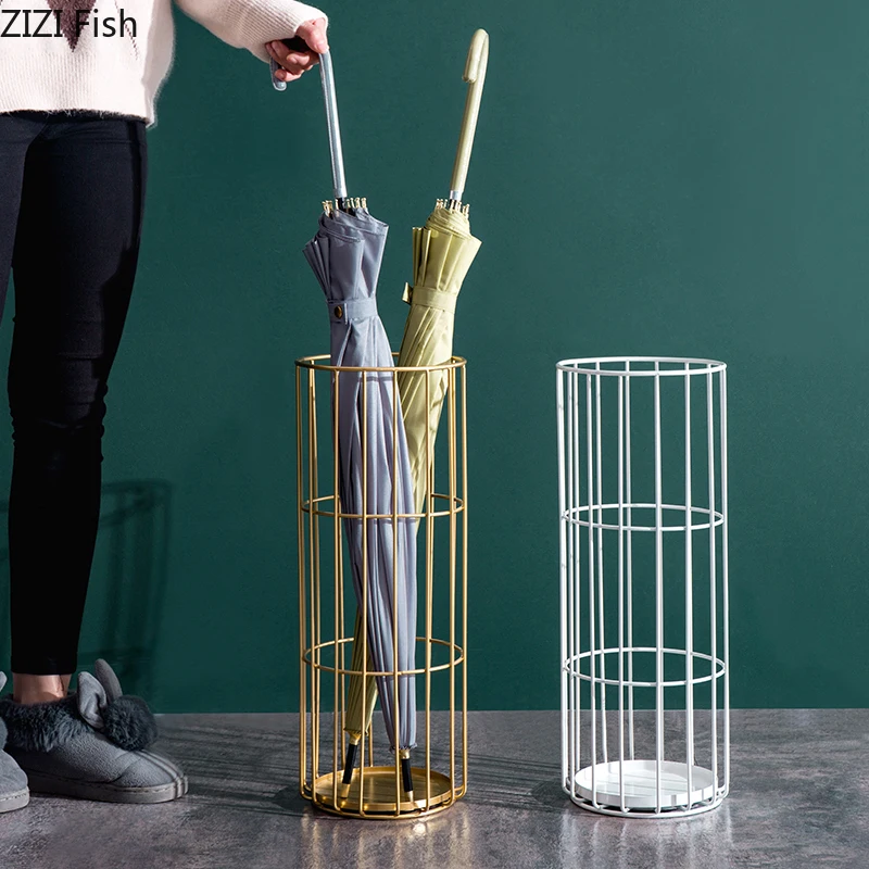 Креативная стойка для зонтов Металл кованое железо подставка держатель хранения