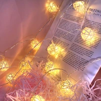 christmas lights diameter 3cm 5cm led sepak takraw led string light fairy lights holiday party room decoration garland navidad