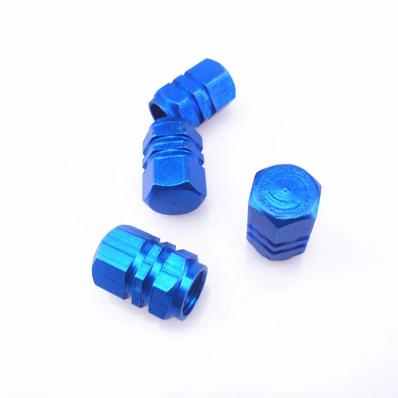 

4pcs Automobile Aluminum Alloy Tire Wheel Valve Caps for Ford Focus Fusion Escort Kuga Ecosport Fiesta Falcon Mondeo EDGE
