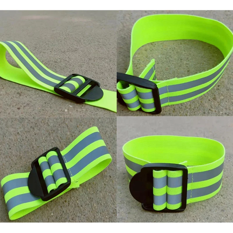 

Elastic Reflective Armbands Arm Warning Running Night Cycling Luminous Wristband Sports Safety Belt Wrist Ankle Support Emergenc