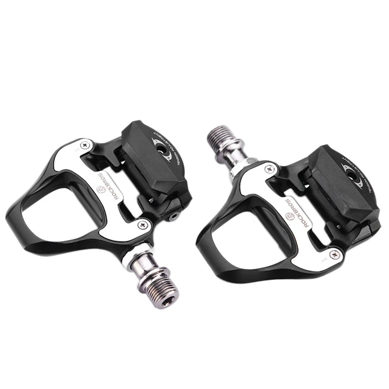 

ROCKBROS Bike Pedals Road Bicycle Pedals Cleats Set Clipless Pedals Compatible with Look KEO Structure