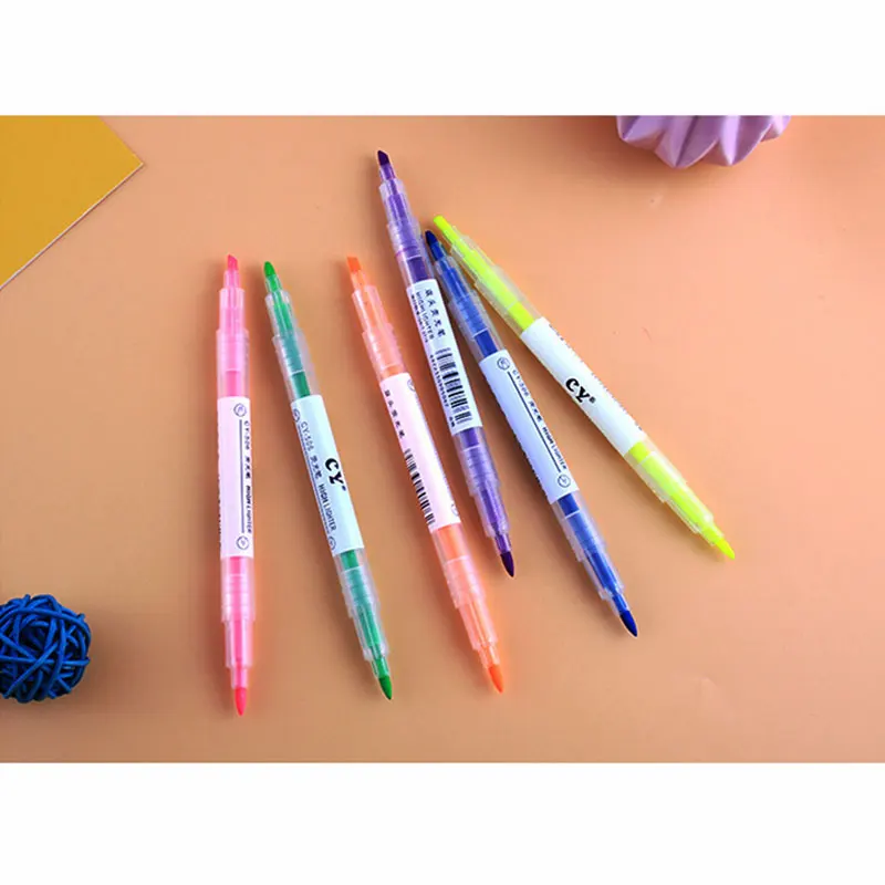 Ручки-маркеры с двумя кончиками маркеры для рисования карандаши нанесения