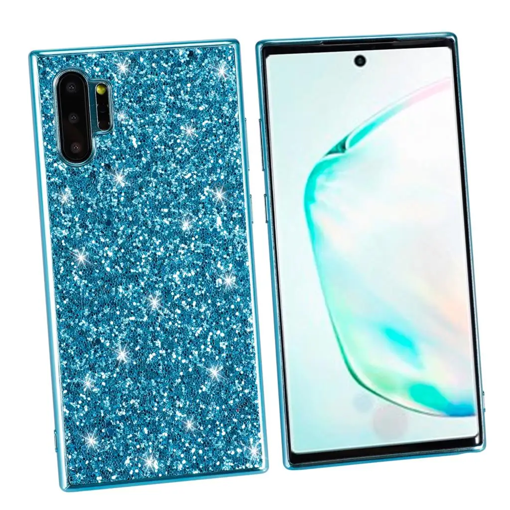 Чехол для Samsung Galaxy Note 10 Роскошный Жесткий блестящий тонкий защитный