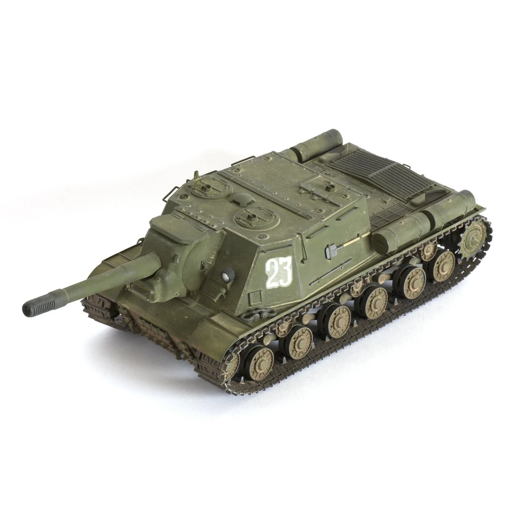 Сборная модель ZVEZDA Советский истребитель танков ИСУ-152 Зверобой | Игрушки и хобби