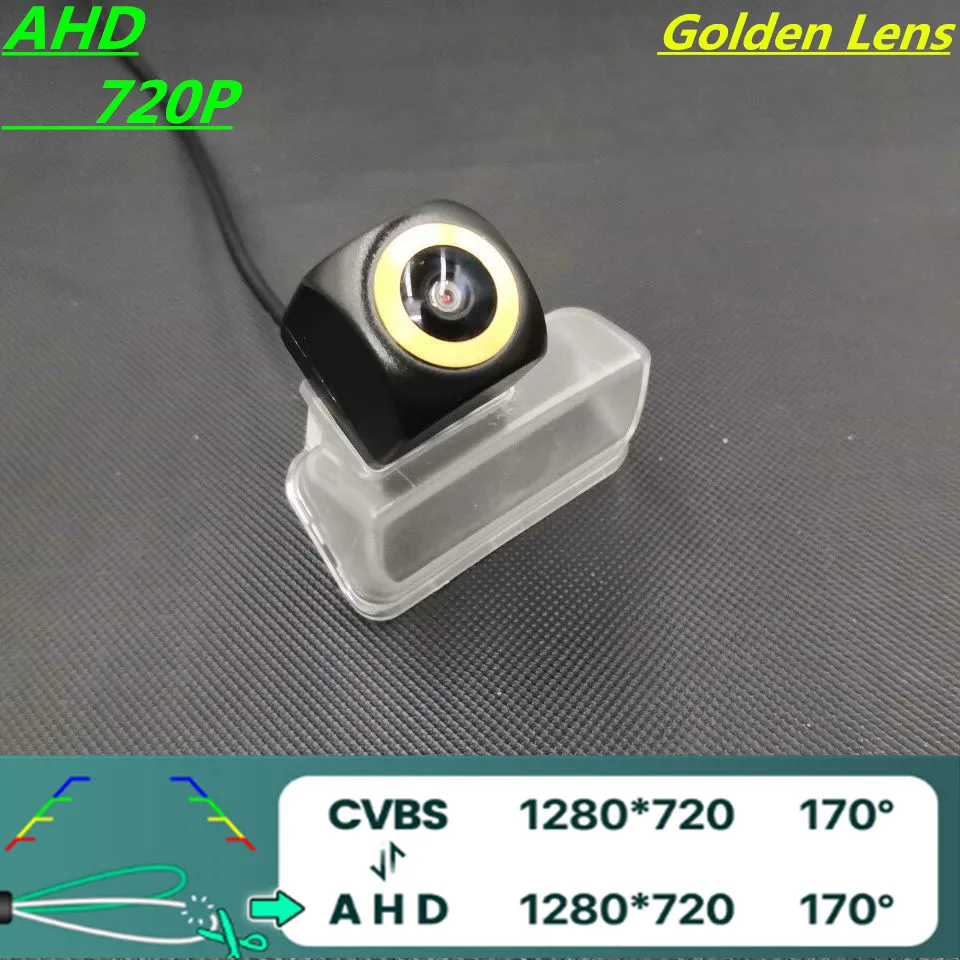 

AHD 720P/1080P Golden Lens Car Rear View Camera For Citroen DS4 2012 C4L 2013 2014 2015 2016 Reverse Vehicle Monitor