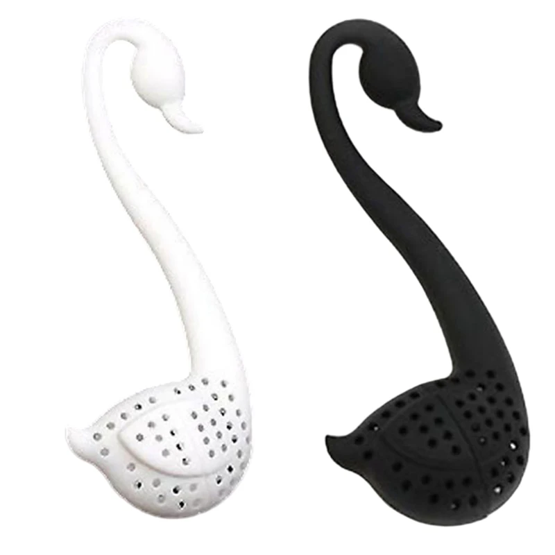 1 предмет Новинка Прекрасный подарок ложка в форме лебедей инфузионное чайное