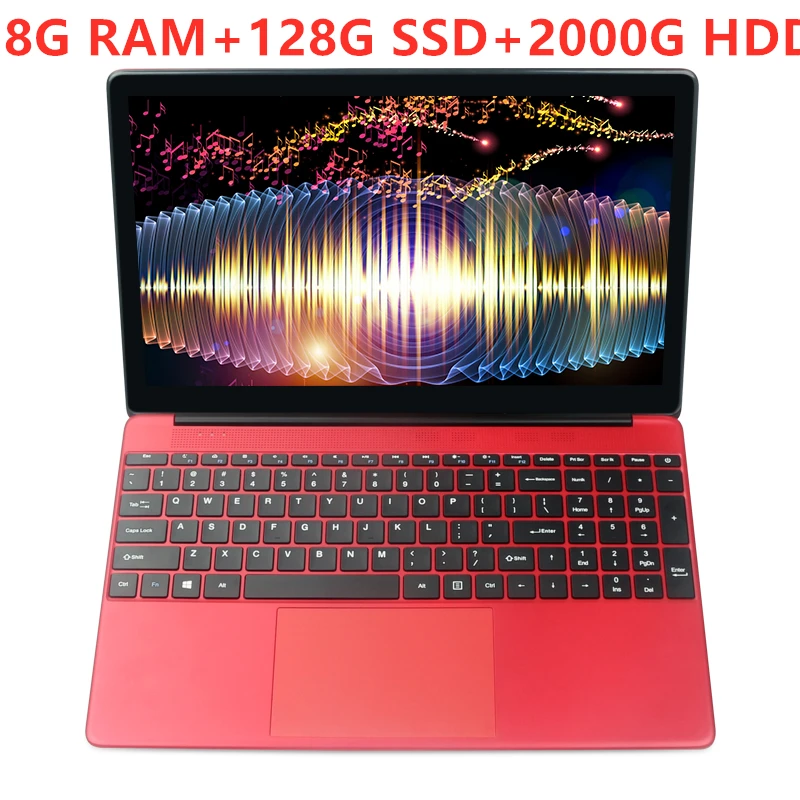 11- (8G 128 2000G) 15,6 дюймов 8 ГБ ОЗУ+ 256 ГБ SSD+ 2000 Гб HDD Intel четырехъядерный процессор 1920X1080P FHD Wifi офис дом школа ноутбук компьютер Win10 ноутбук - Цвет: 11- (8G 128 2000G)