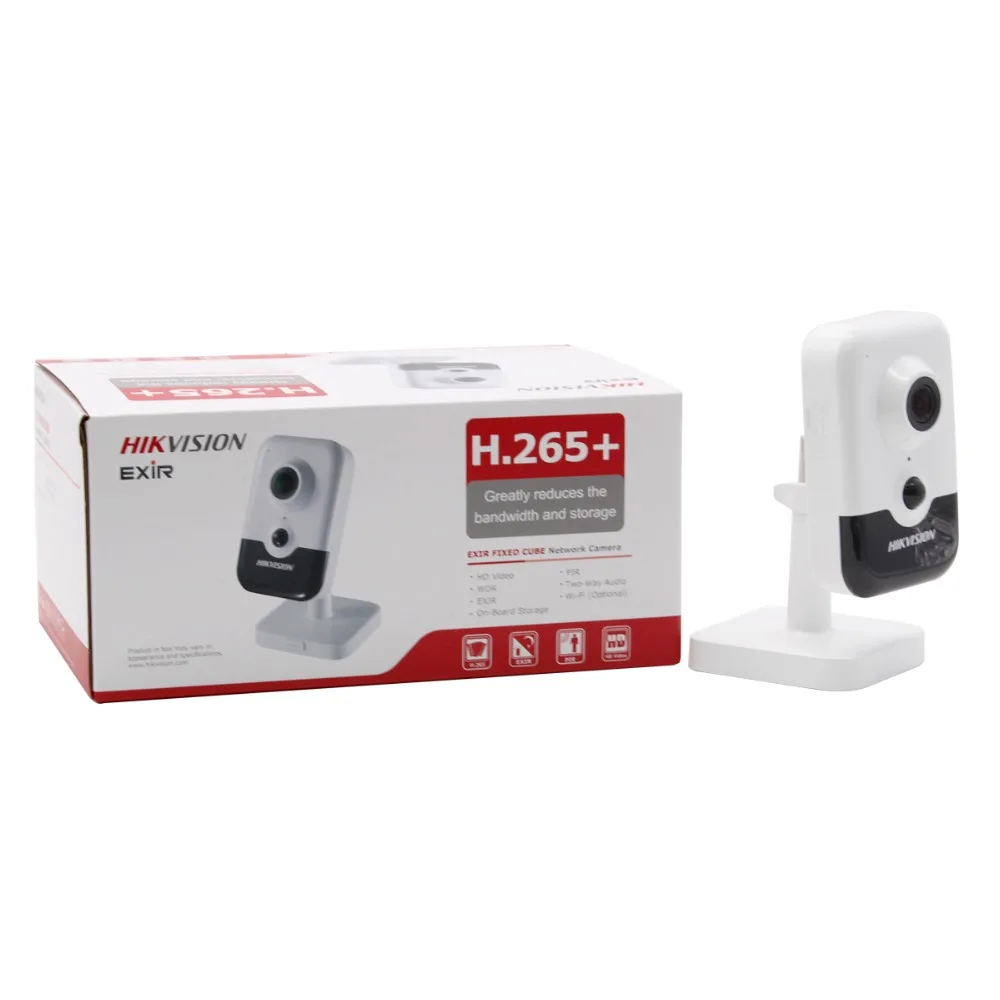 Hikvision 4MP домашняя Wi Fi камера безопасности PoE DS 2CD2443G0 IW Onvif наружное ночное видение