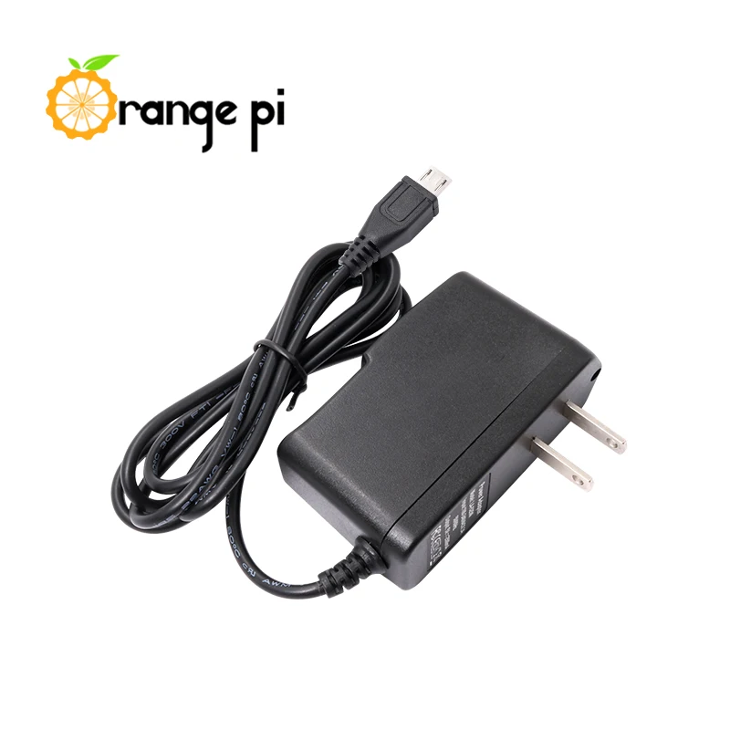 Адаптер питания Orange Pi 5 В/2 а с AV на OTG американская версия блок подходит для Zero/Zero