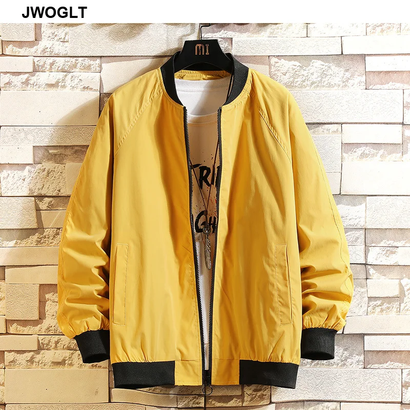 Куртка-бомбер мужская на молнии с воротником-стойкой цвета хаки размеры 4XL 5XL |