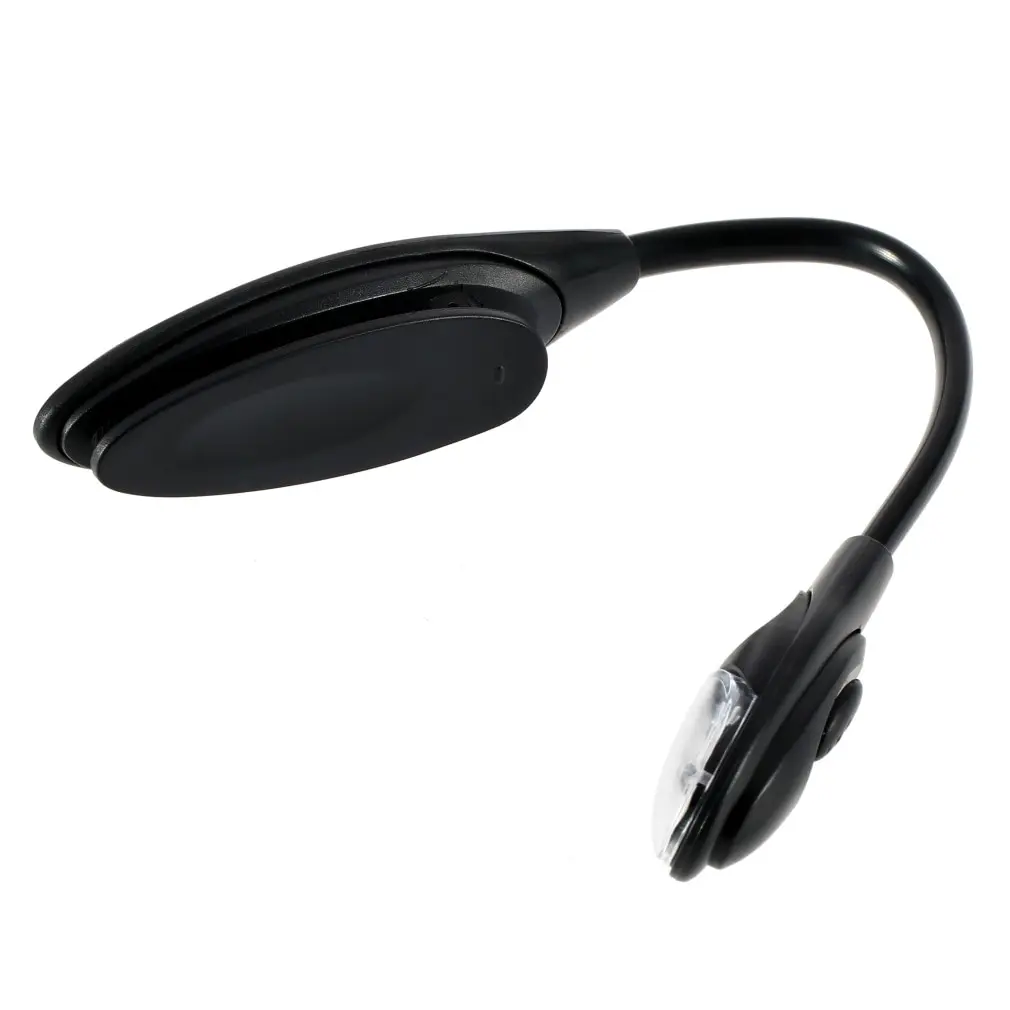 

1pcs Mini Flexible Clip-On Bright Book Light Laptop White LED Book Reading Light Lamp Worldwide Newest Hot Search