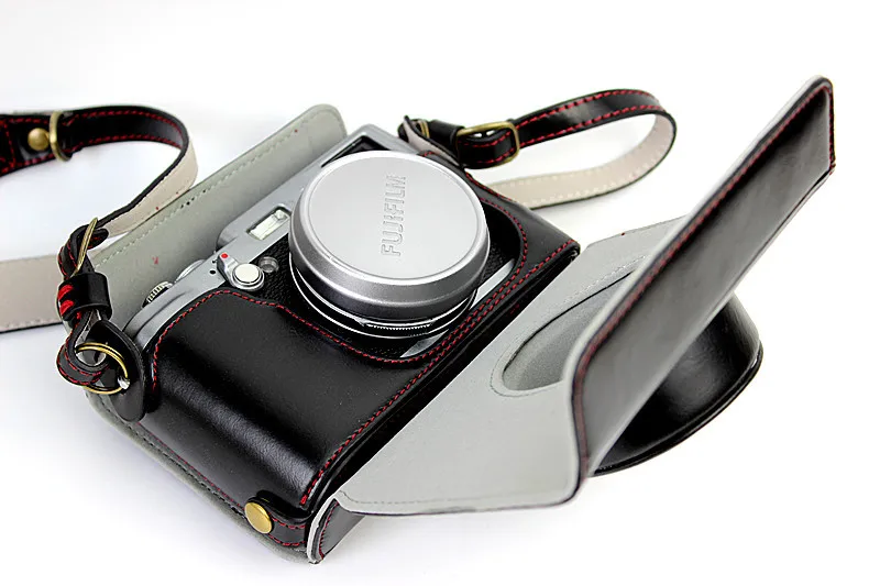Роскошный чехол для видеокамеры Fujifilm X100 X100S из искусственной кожи сумка