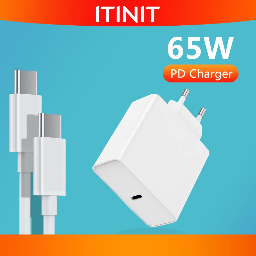 itinit c11 65 вт pd ноутбук зарядное устр