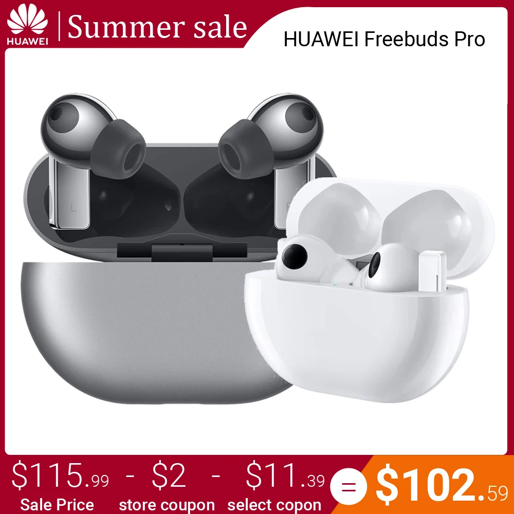 Huawei FreeBuds Pro Беспроводные наушники , Bluetooth 5,2, активное шумоподавление, для смартфонов 
