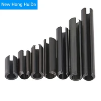 elastic cylindrical cotter pin positioning spring tension roll dowel pin black carbon steel m1 5 m2 m2 5 m3 m4 m5 m6 m8 m10